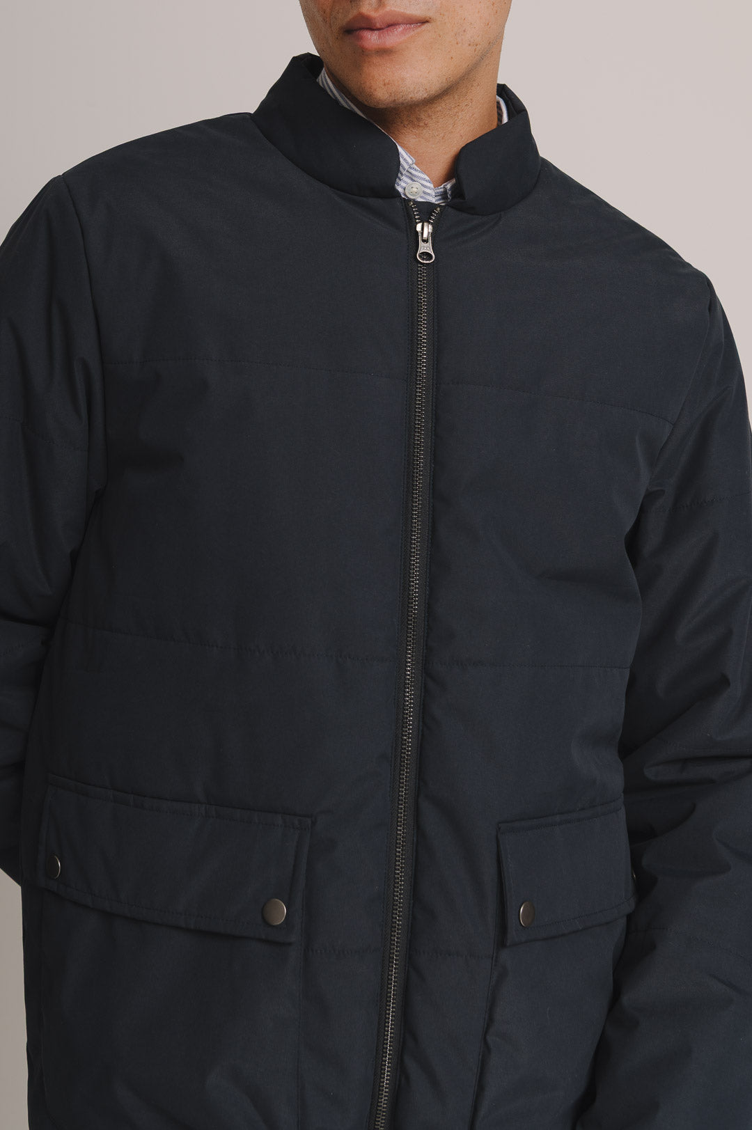 Navy Padded Jacket