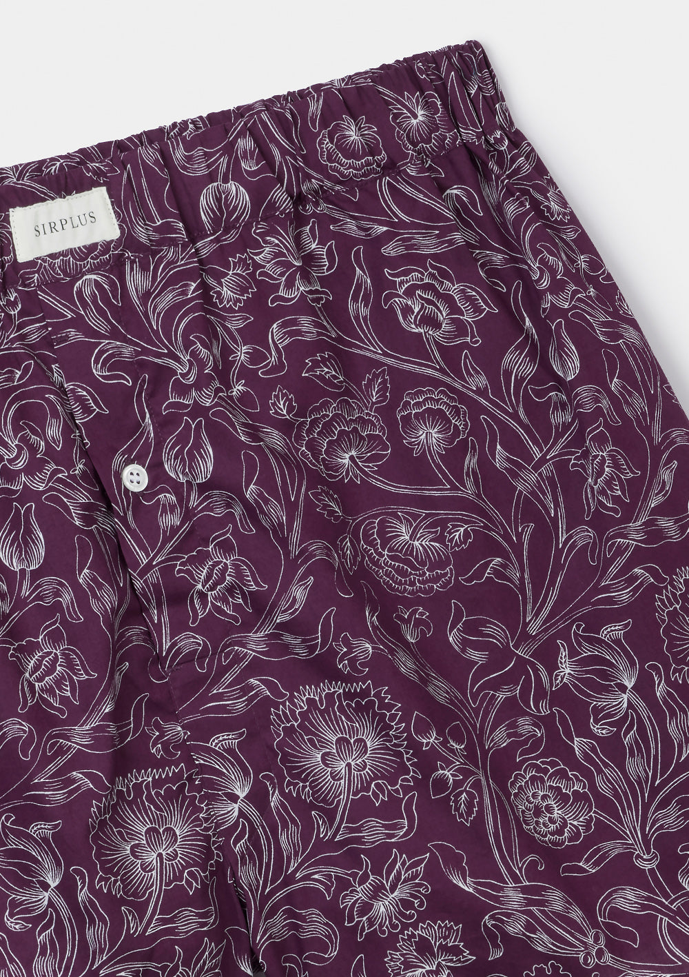 Aubergine Constantia Sketch Boxer Shorts Made with Liberty Fabrics, Boxer Shorts - SIRPLUS