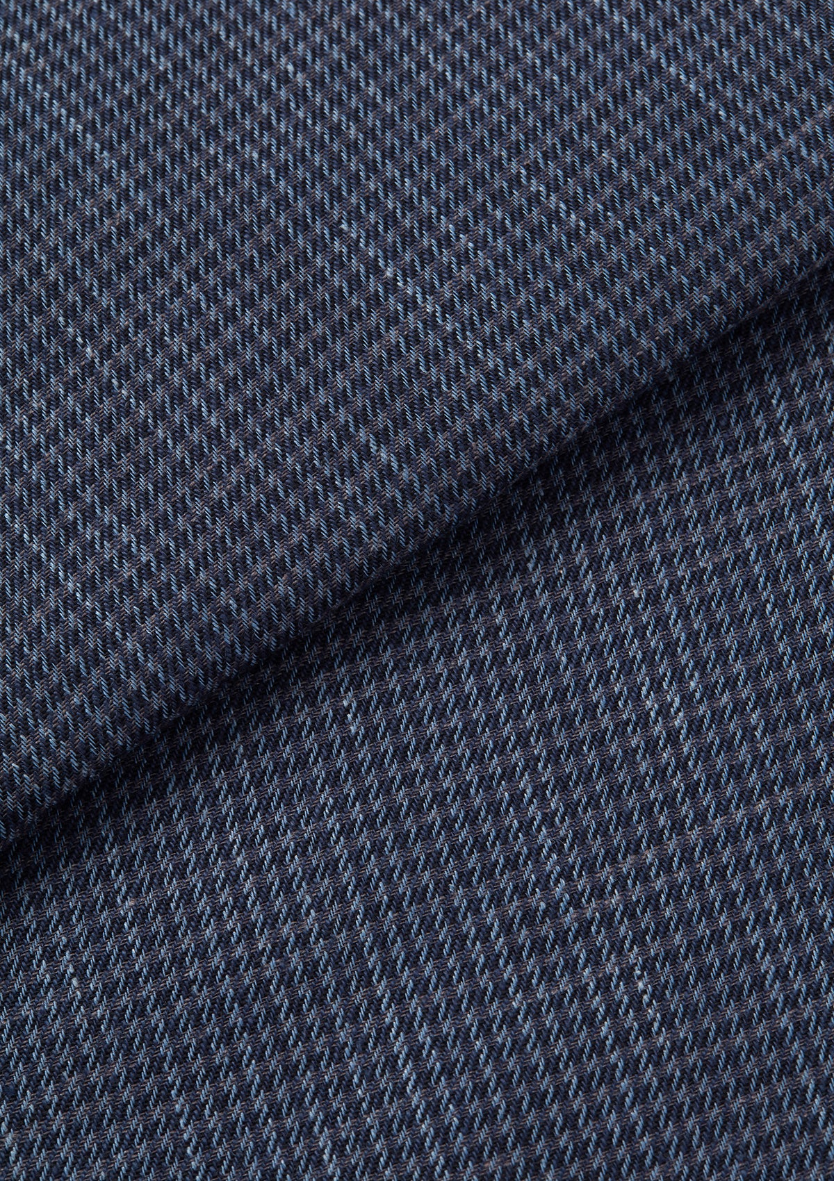 Blue Houndstooth Linen Casual Shirt, Overshirt - SIRPLUS