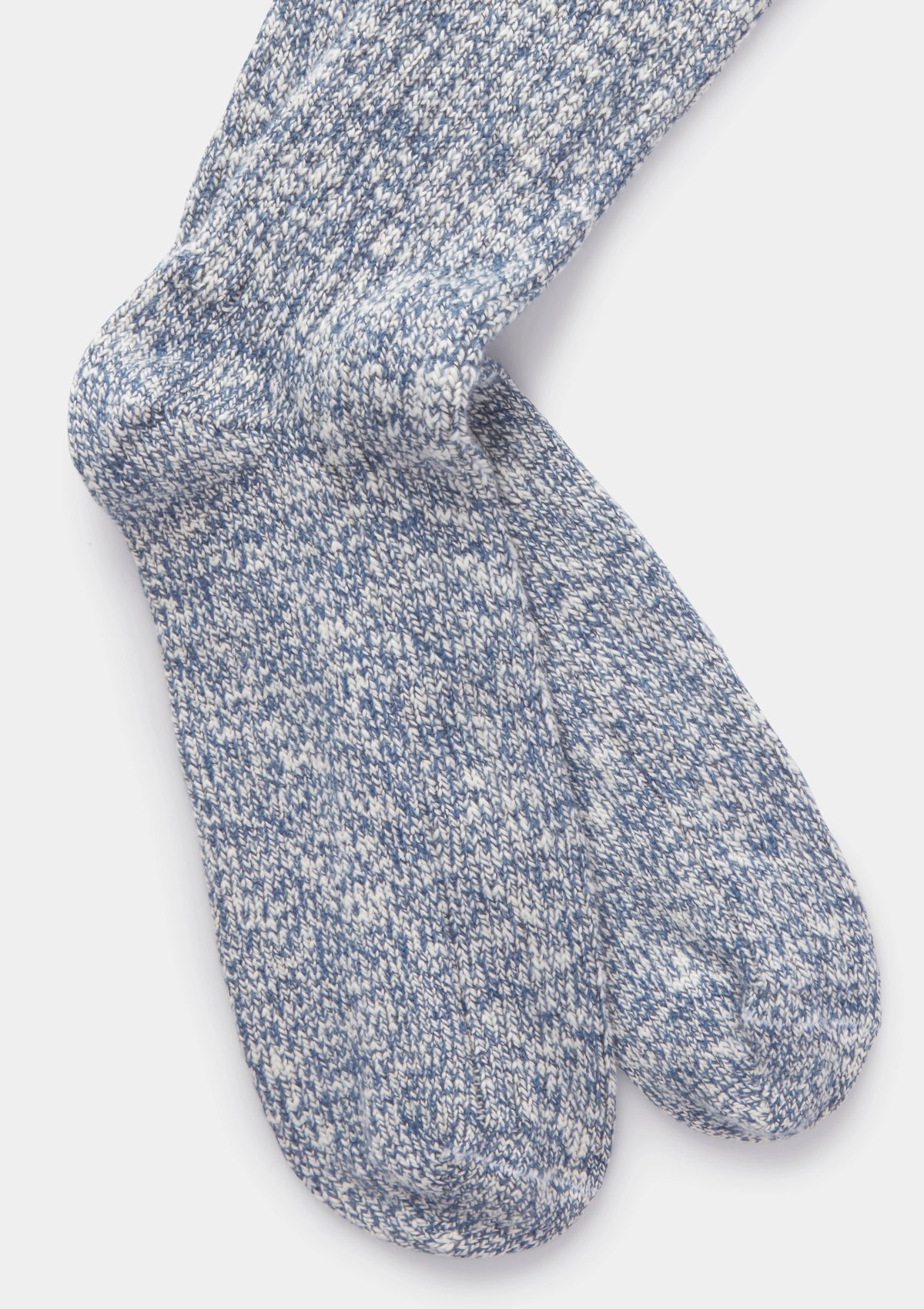 Blue Marine Cotton Marl Socks, Socks - SIRPLUS