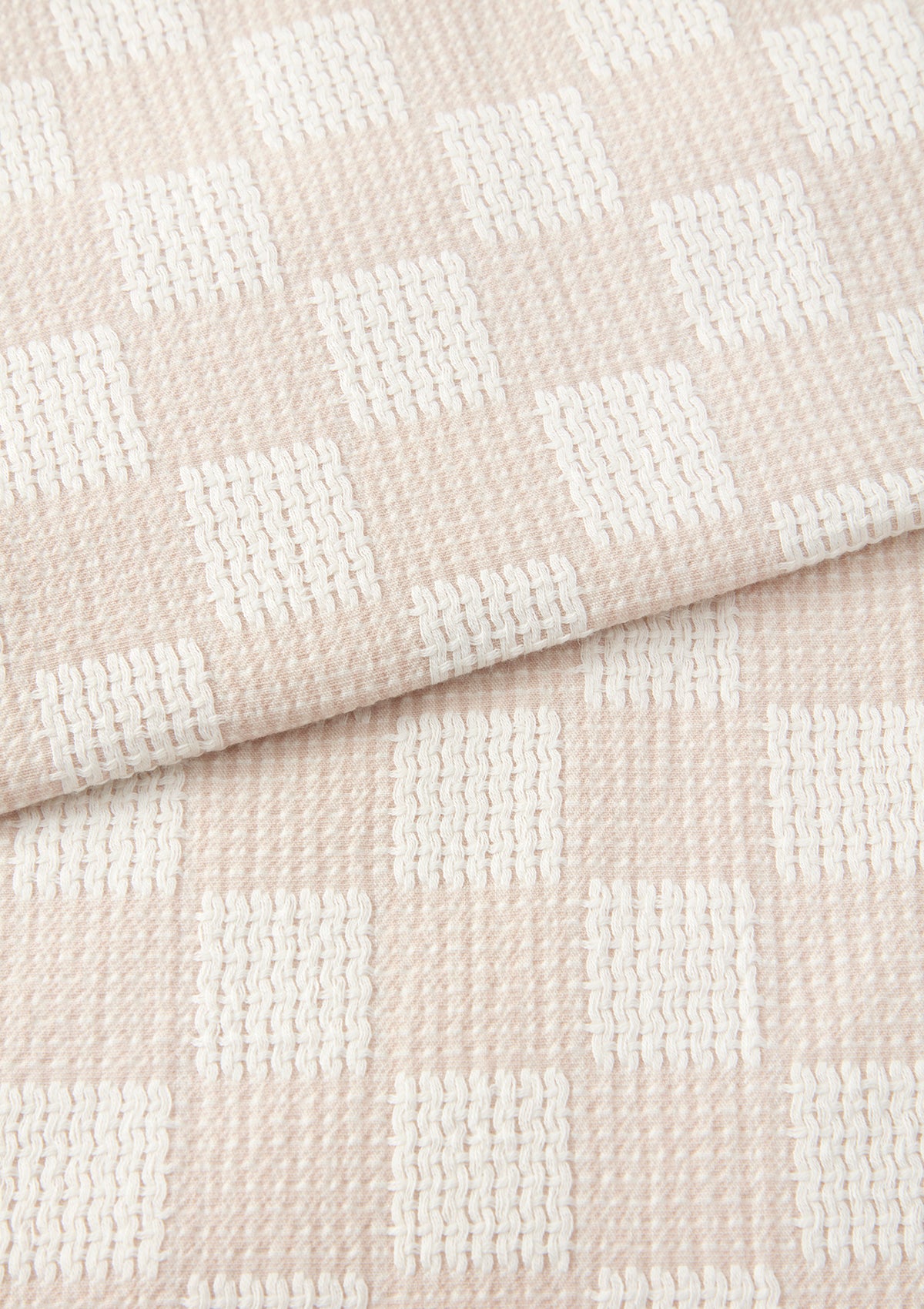 Beige Yarn Check Overshirt, Overshirt - SIRPLUS