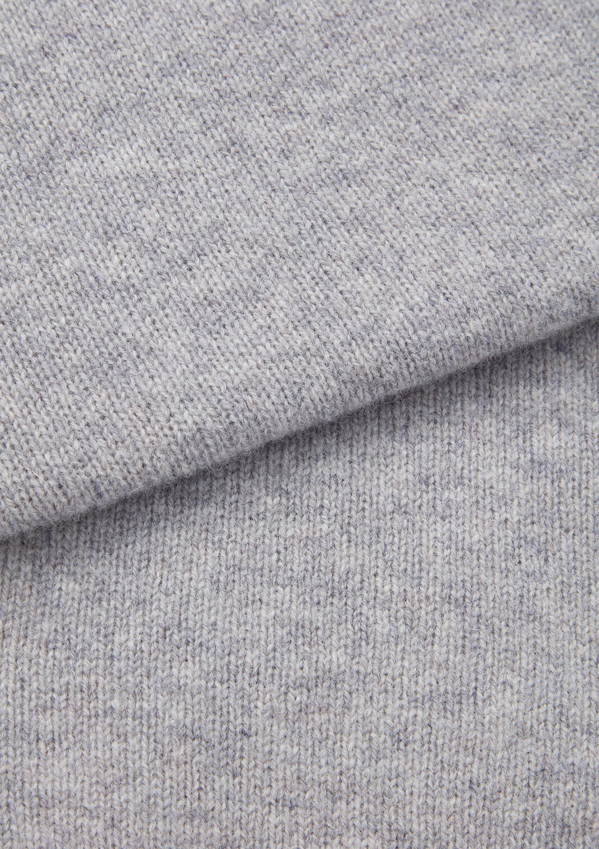 Grey Mist Fine Lambswool Vest