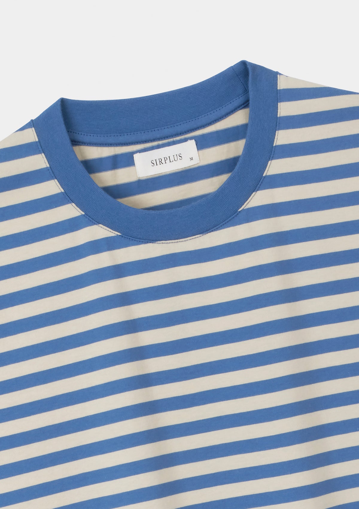 Lichen Blue Stripe Organic Cotton T-Shirt, T-Shirt - SIRPLUS