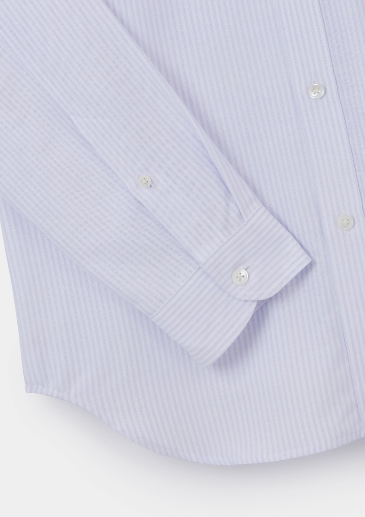 Lilac Stripe Button-Down Shirt, Collar Shirt - SIRPLUS
