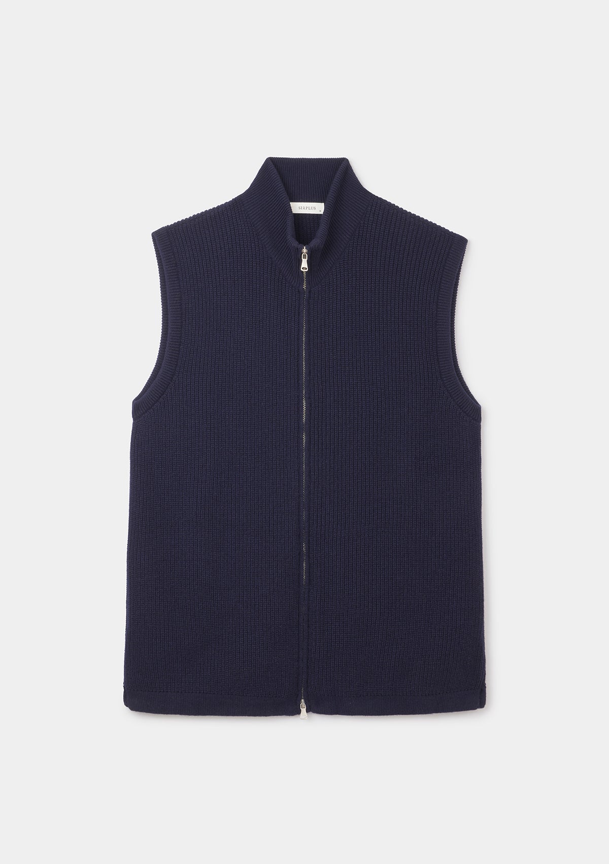 Navy Cashmere Knit Gilet | SIRPLUS