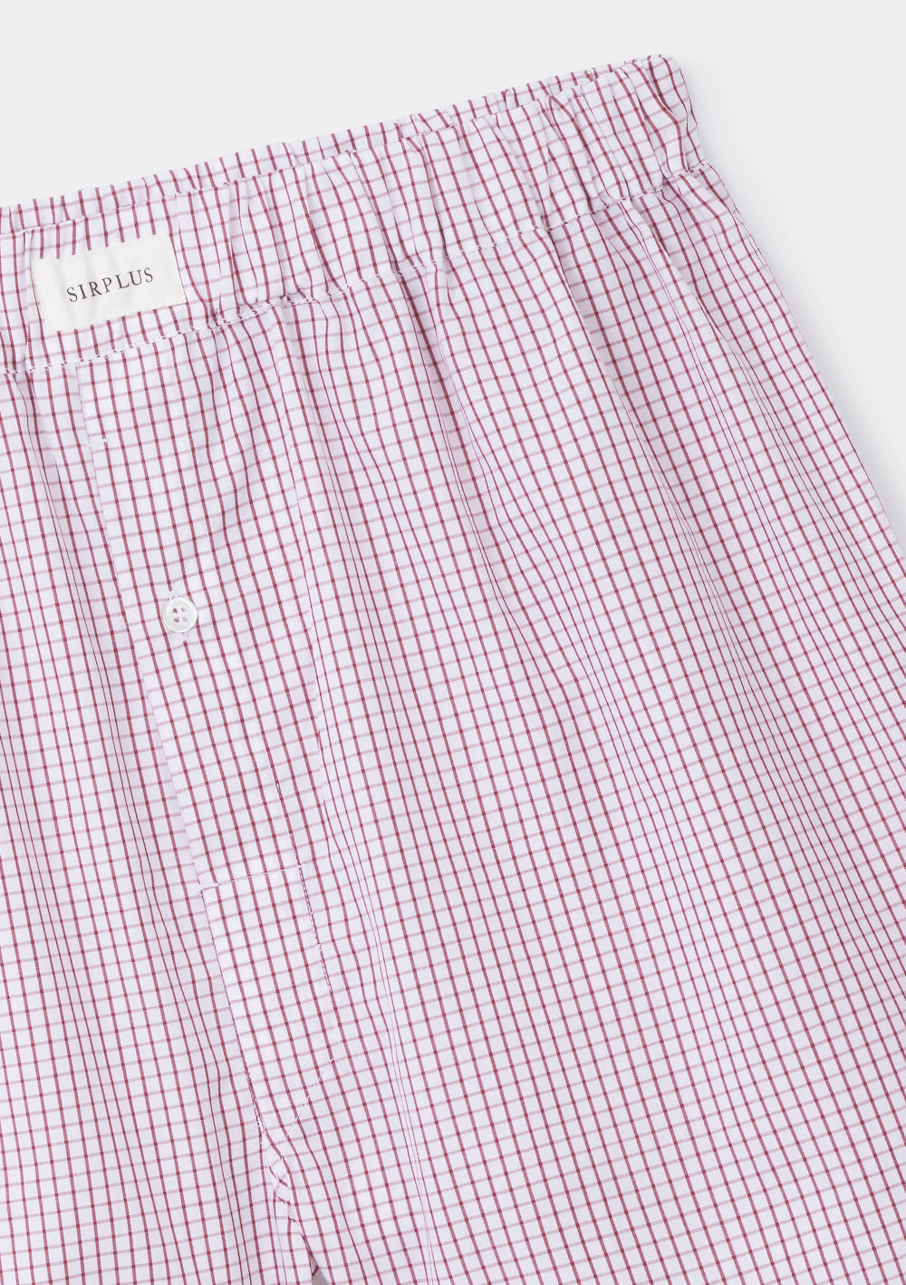 Beet Check Cotton Boxer Shorts, Boxer Shorts - SIRPLUS