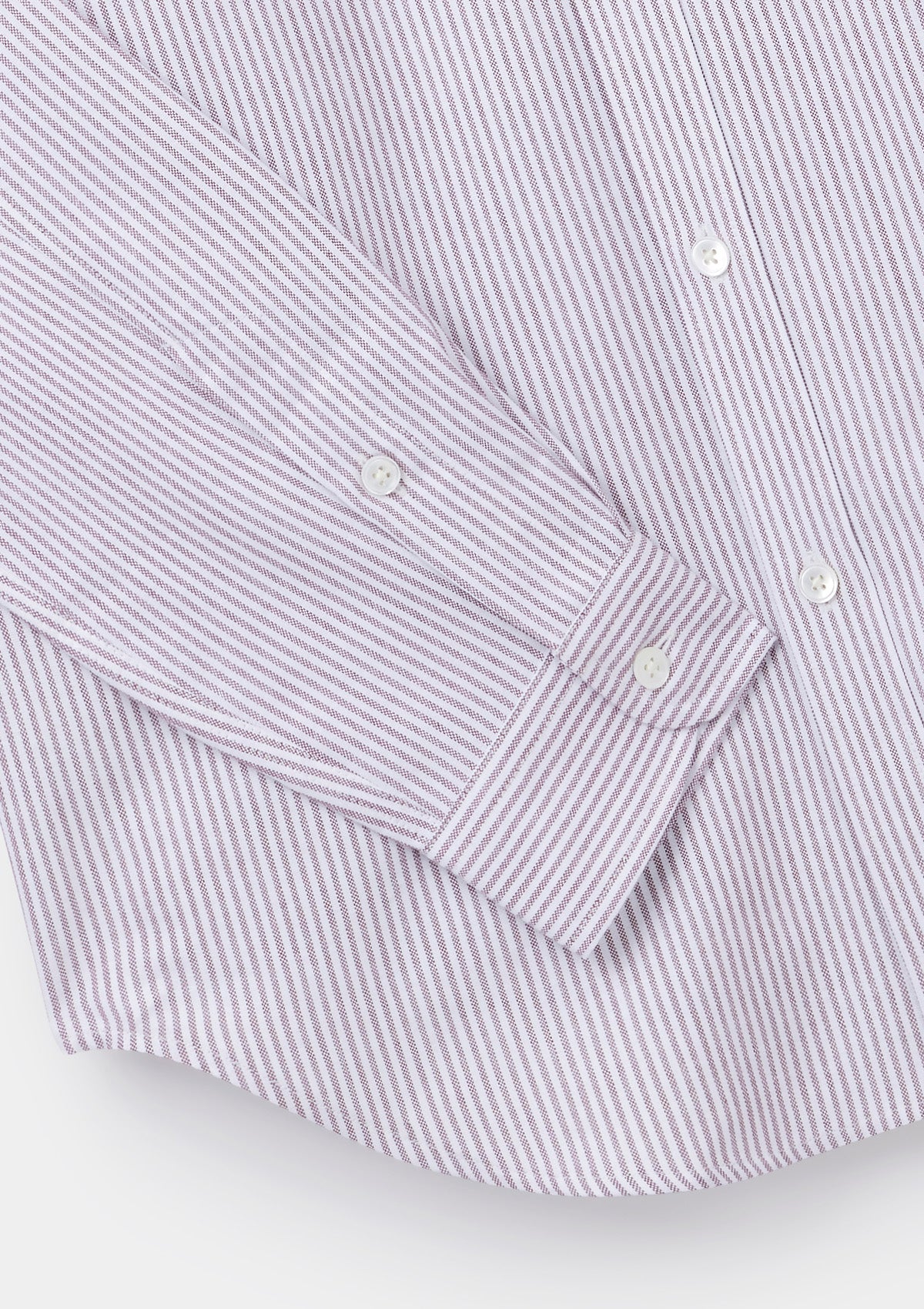 Mahogany Stripe Oxford Button-Down Shirt