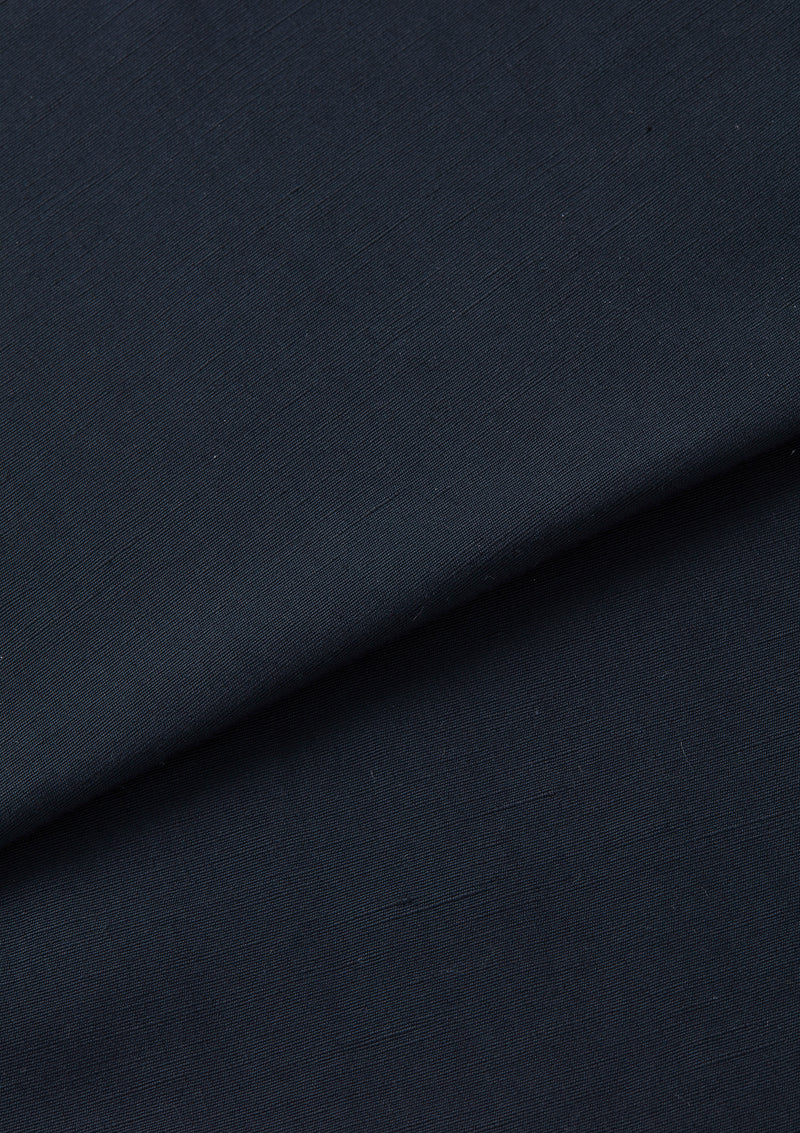 Navy Cotton Linen Tailored Blazer, Blazer - SIRPLUS