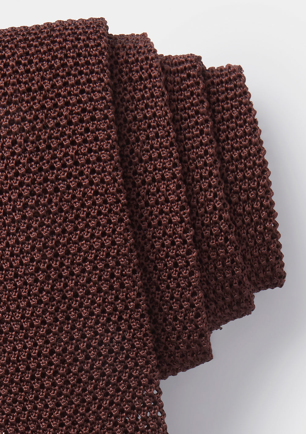 Dark Chocolate Silk Knitted Tie, Tie - SIRPLUS