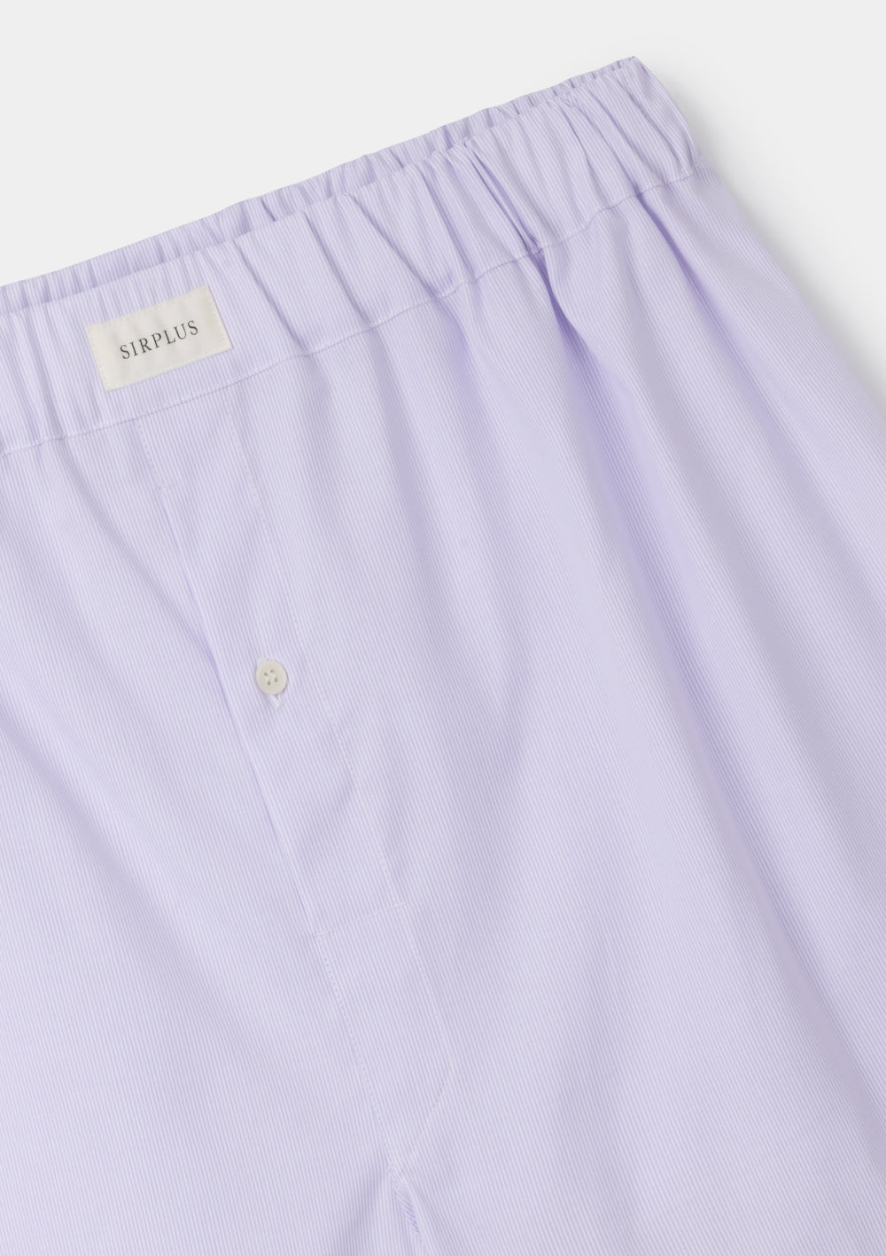 Lilac Fine Stripe Cotton Boxer Shorts