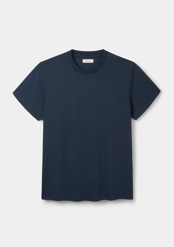 Navy Organic Cotton T-Shirt, T-Shirts - SIRPLUS