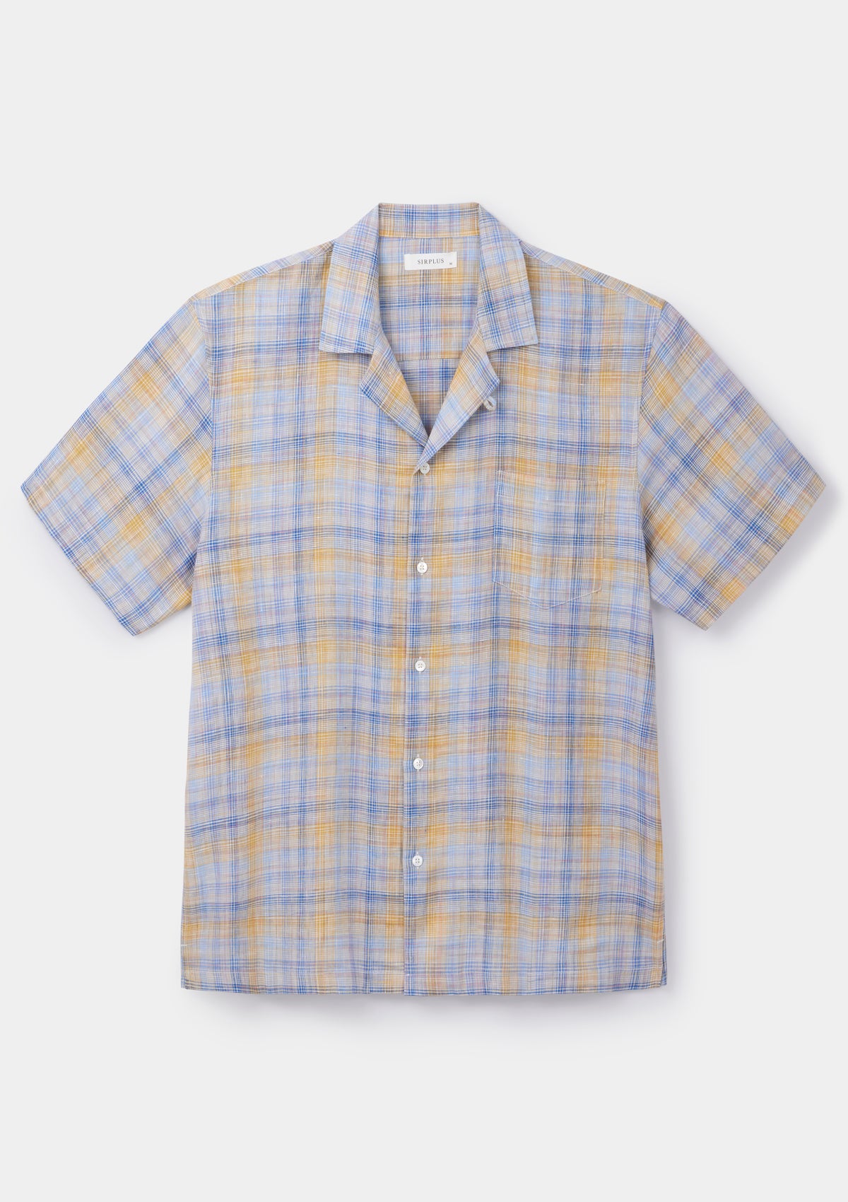 Sunwashed Check Cuban Shirt | SIRPLUS