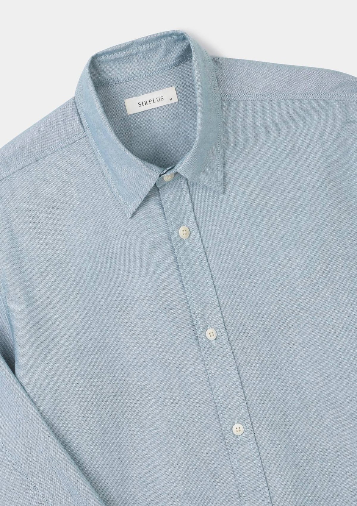 Sea Green Oxford Collared Shirt, Collar Shirt - SIRPLUS
