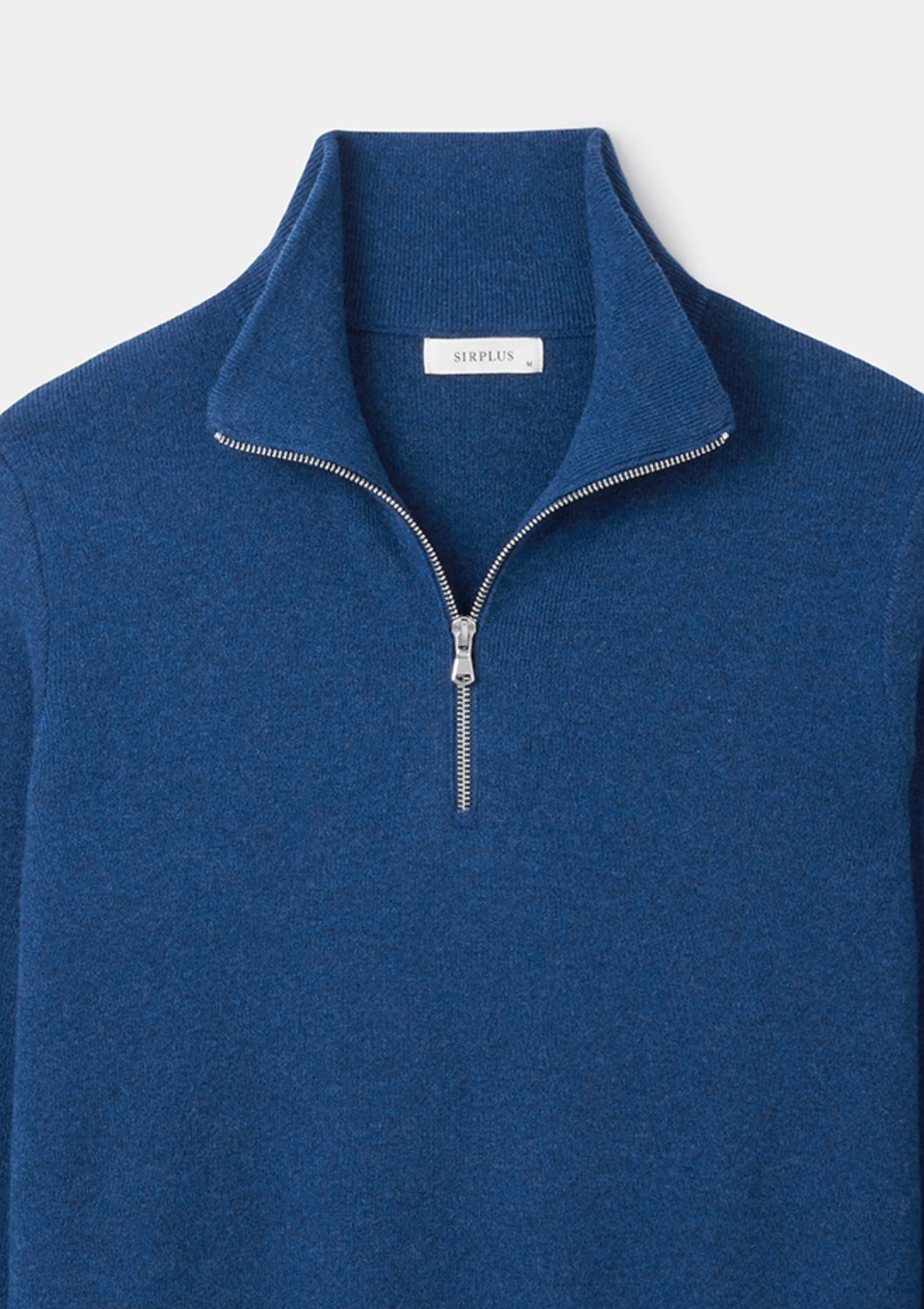 Ink Blue Merino Half Zip Jumper, Half Zip Jumper - SIRPLUS