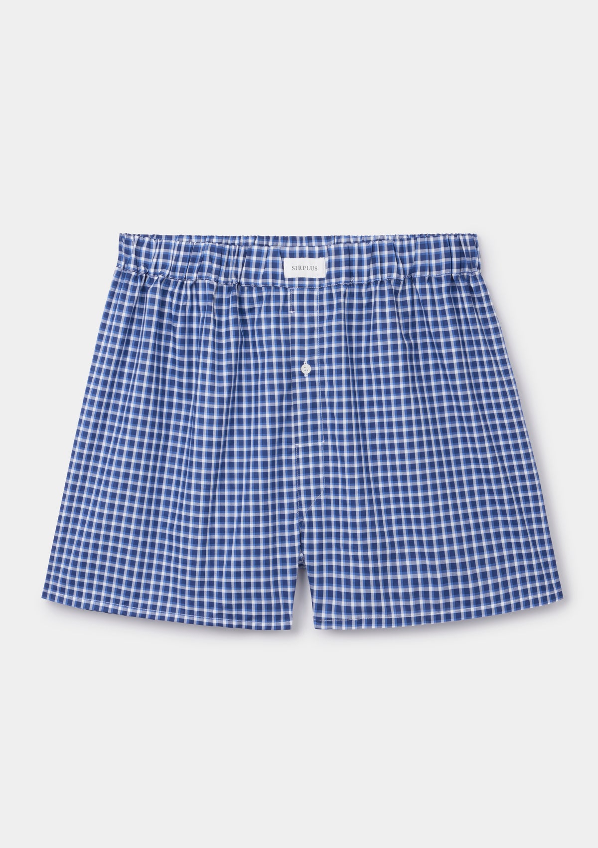 Blue Ranger Check Cotton Boxer Shorts