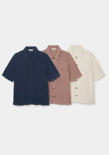 Clay Chevron Knit Polo, Polo Shirts - SIRPLUS