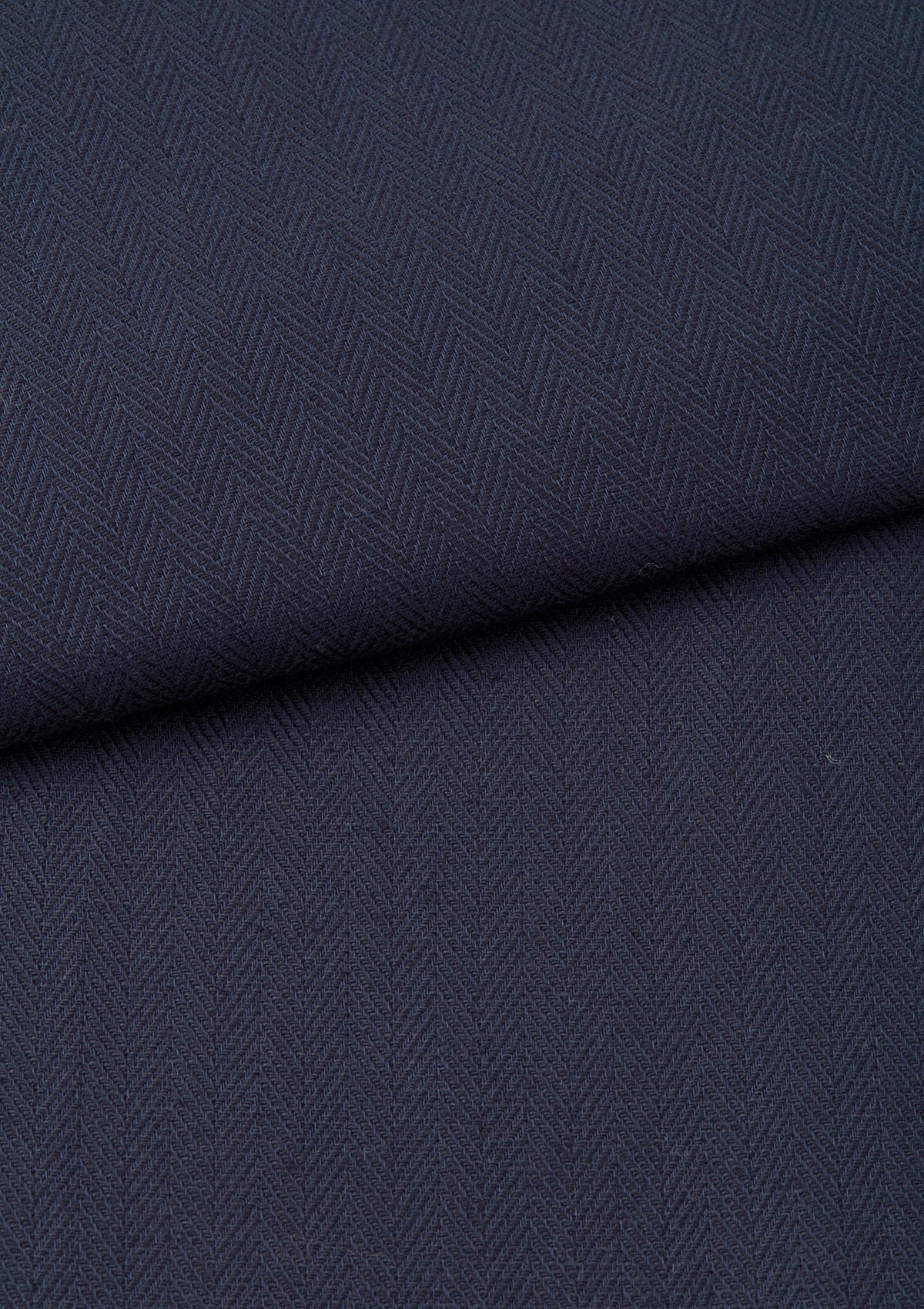 Navy Herringbone Cotton Linen Nehru Waistcoat, Nehru Waistcoat - SIRPLUS