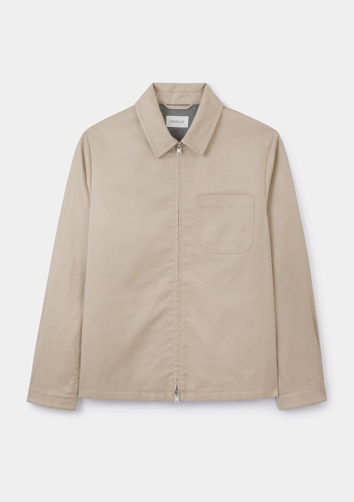 Beige Cotton Linen Zip Jacket | Casual Summer Wear | SIRPLUS Beige Cotton Linen Zip Jacket | Casual Summer Wear | SIRPLUS