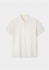 Cream Supima Cotton Polo Shirt, Polo Shirts - SIRPLUS