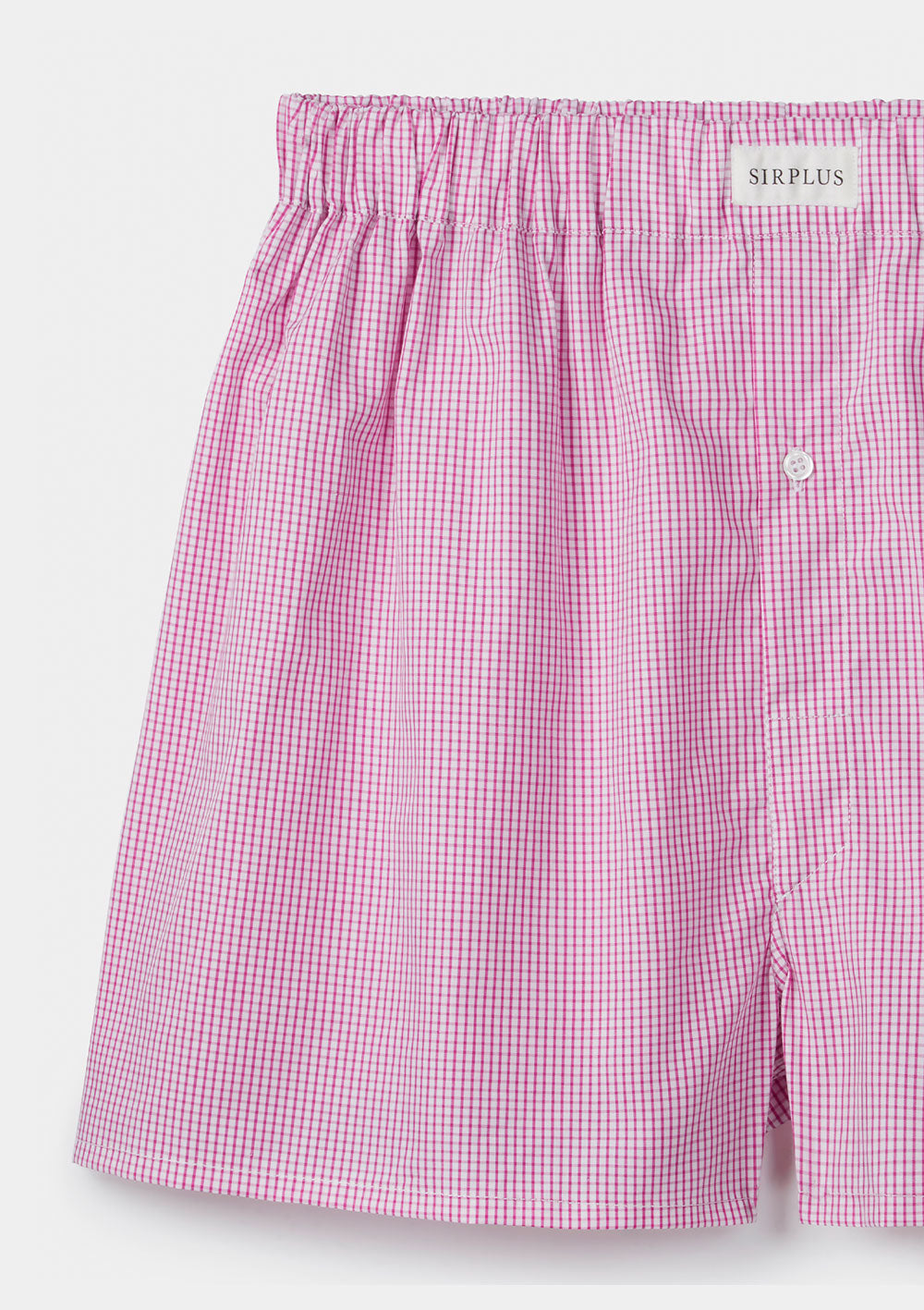 Deep Pink Checked Boxer Shorts, Boxer Shorts - SIRPLUS