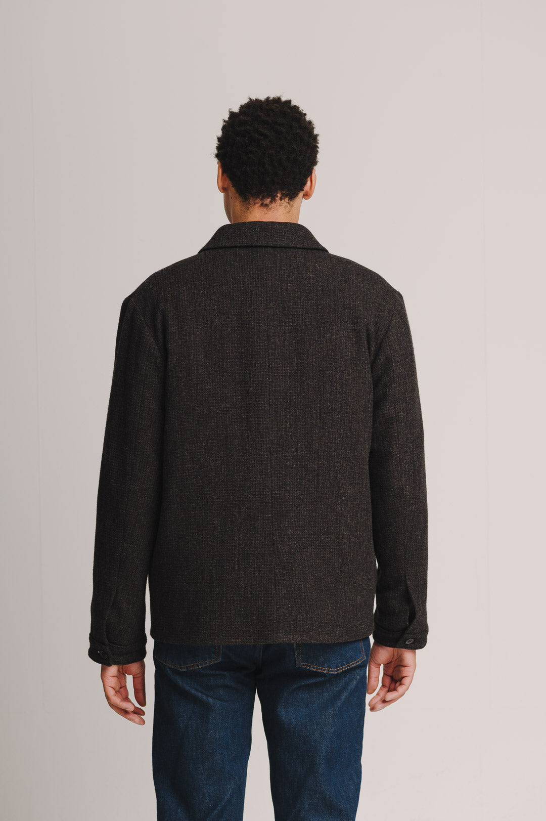Cocoa Weave Merino Wool Chore Jacket