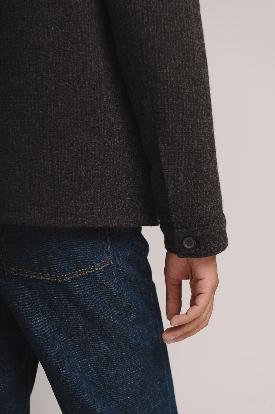 Cocoa Weave Merino Wool Chore Jacket