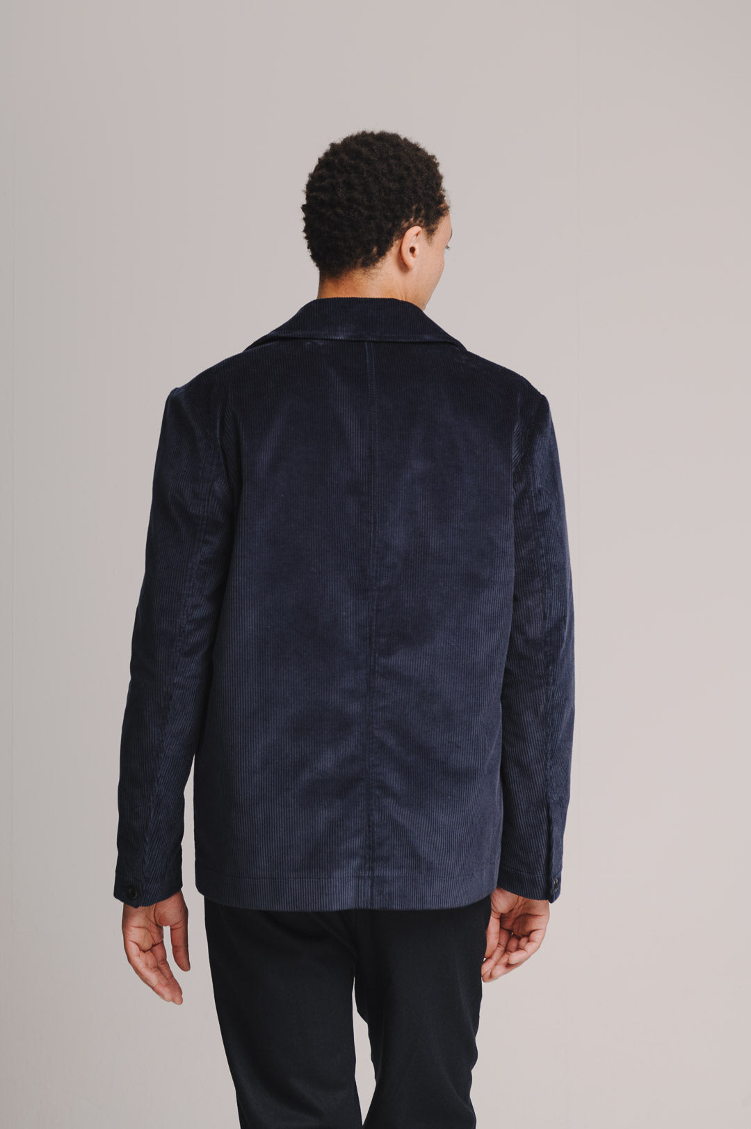 Indigo Cotton-Corduroy Chore Jacket | SIRPLUS