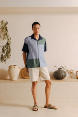 Sand Cotton Linen Shorts, Shorts - SIRPLUS