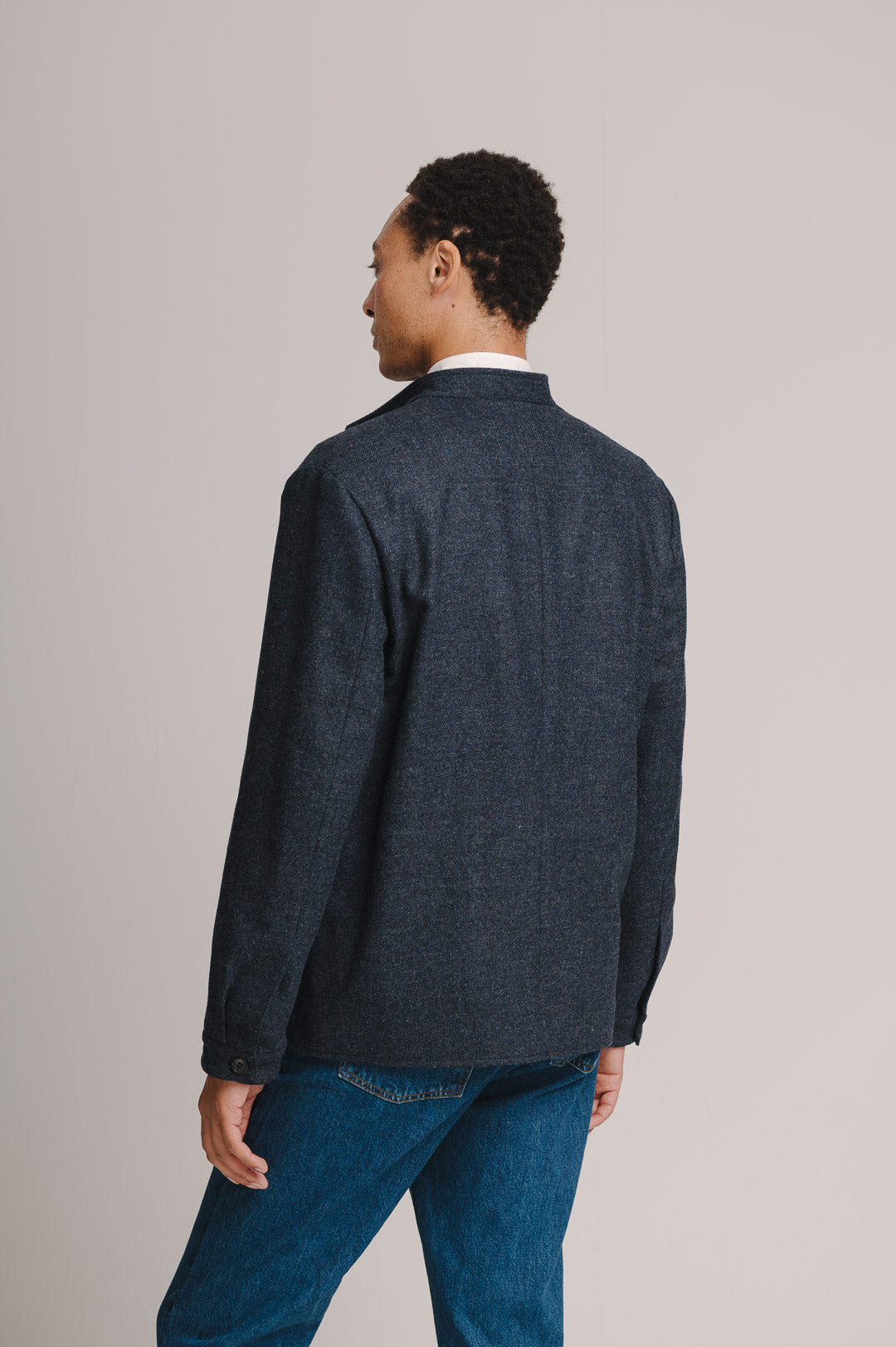 Denim Blue Twill Teba Jacket
