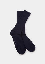 Navy Dress Socks