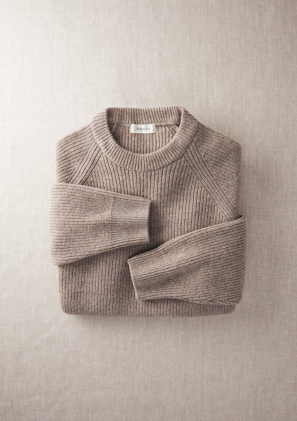 Oat Lambswool Fisherman Jumper
