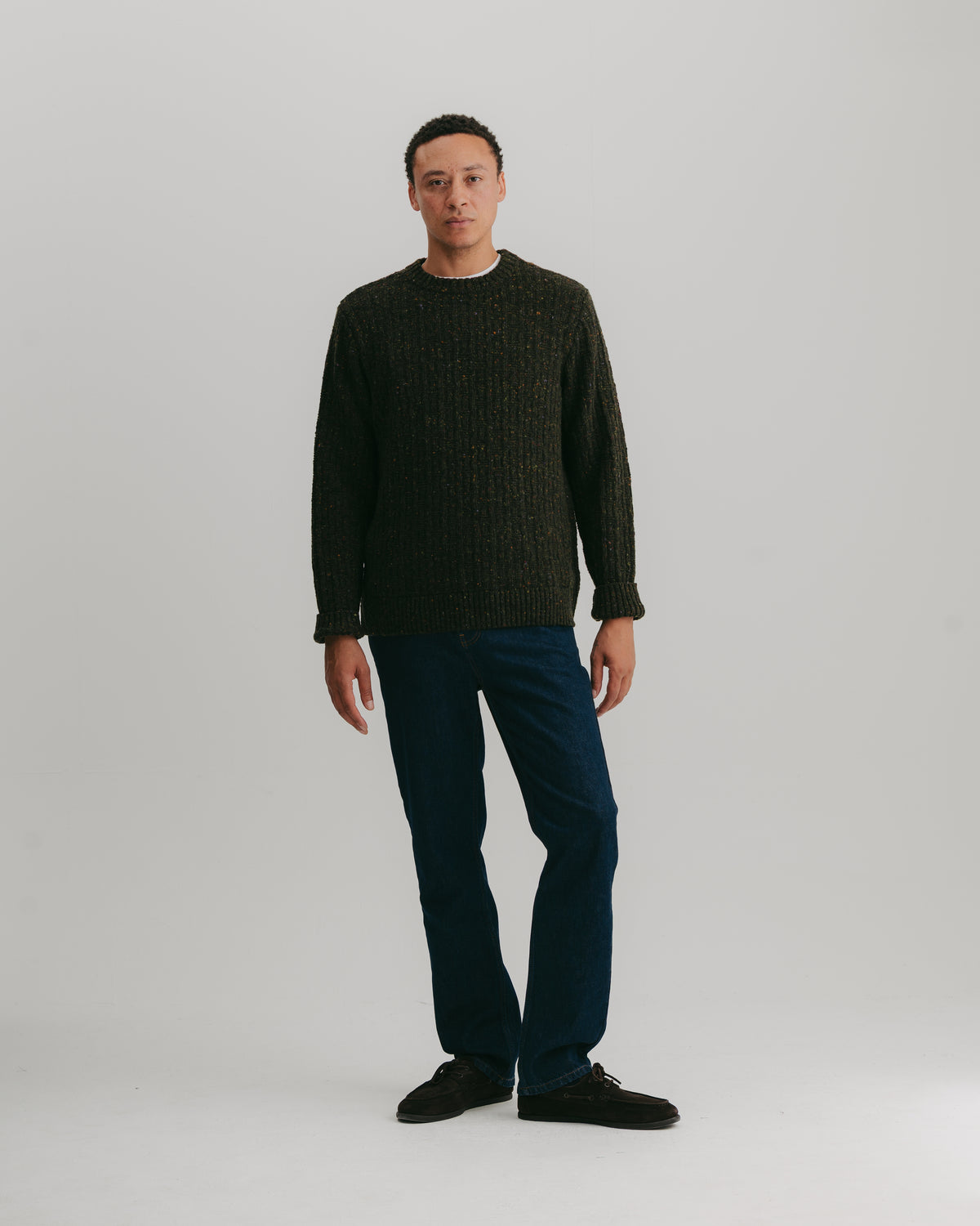 Thicket Green Donegal Jumper
