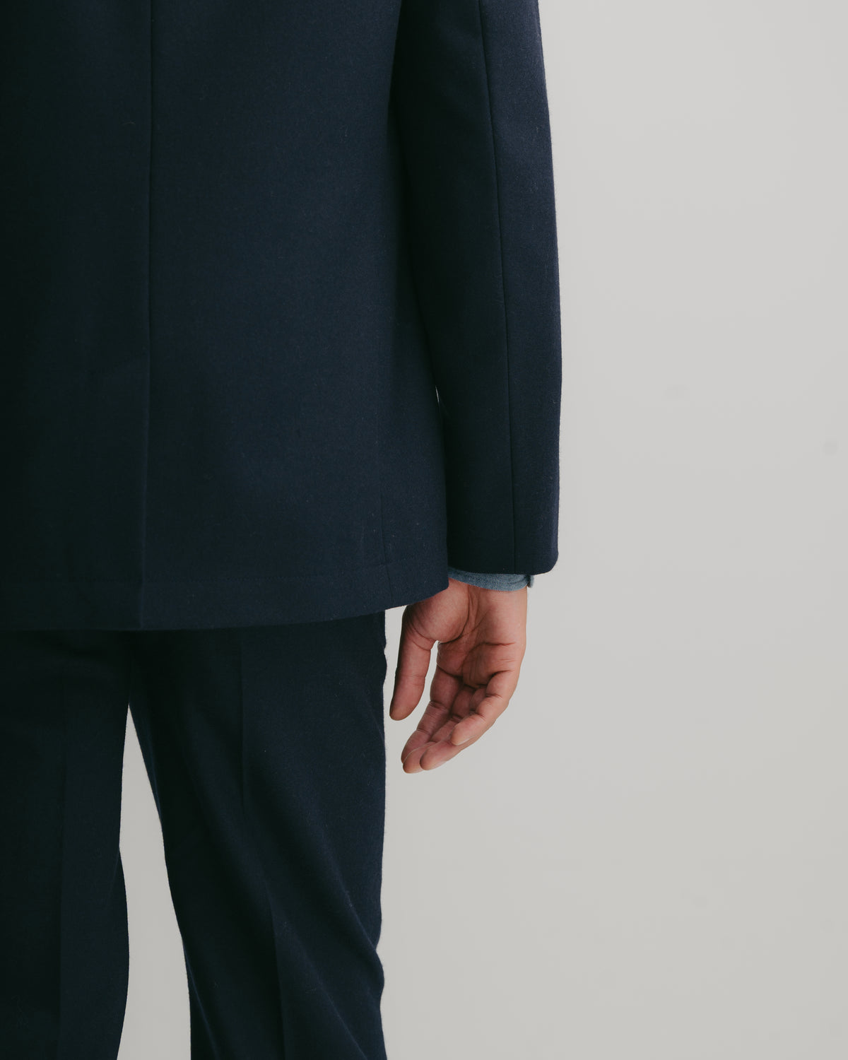 Ink Wool-Cashmere Flannel Blazer, Blazer - SIRPLUS