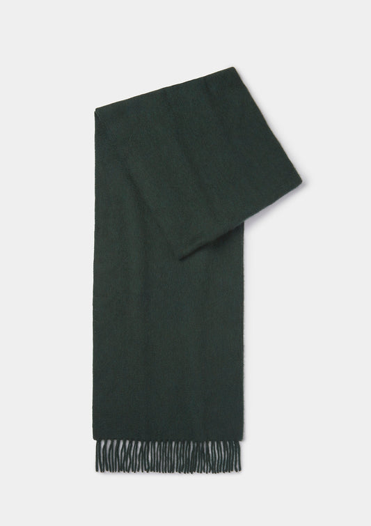 Alpine Green Cashmere Scarf