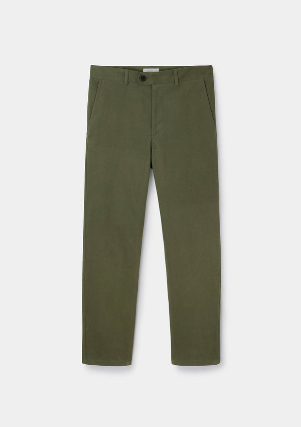 Bay Green Cotton Twill Chinos by SIRPLUS