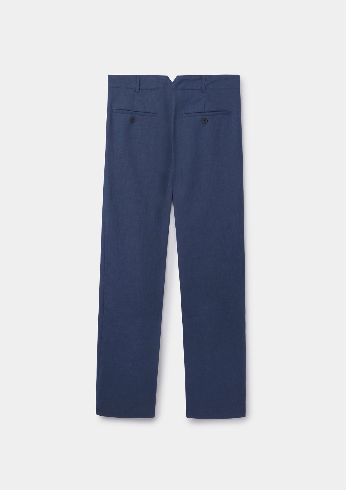 Blue Nights Linen Casual Trousers, Chinos - SIRPLUS
