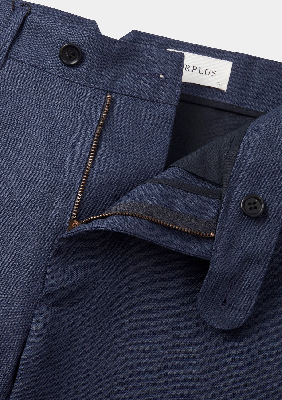 Blue Nights Linen Casual Trousers, Chinos - SIRPLUS