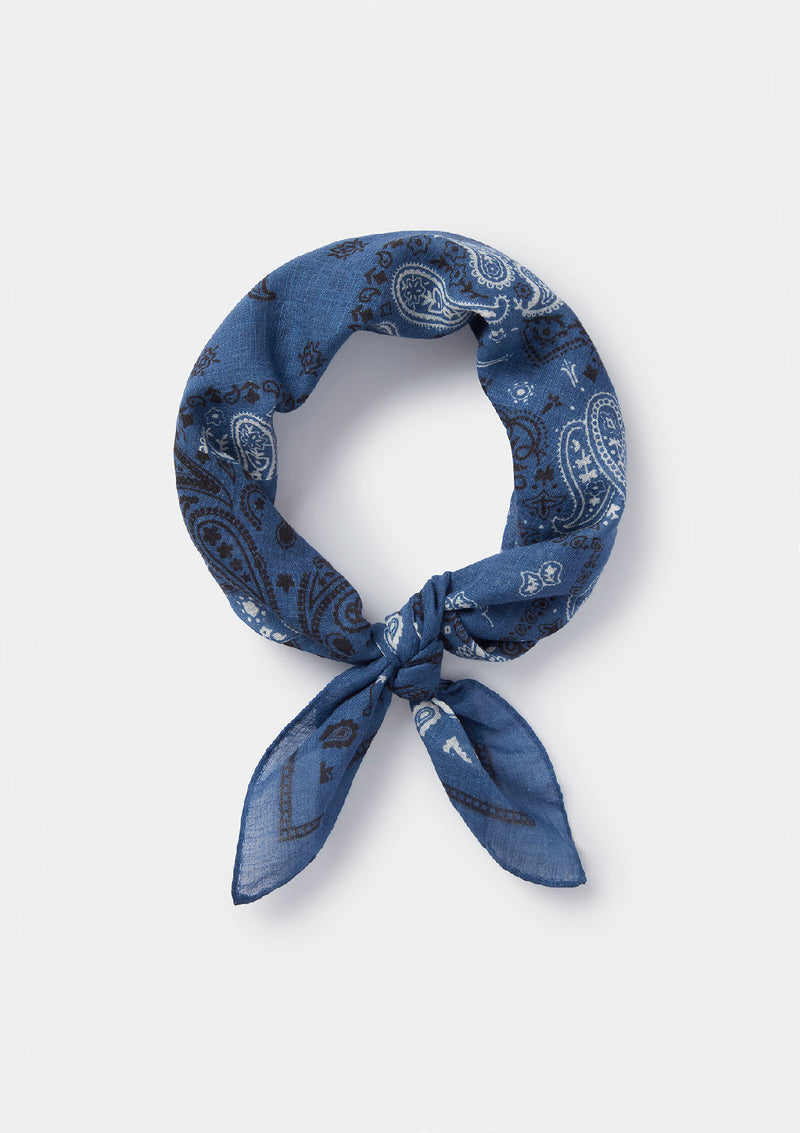 Blue Patchwork Bandana, Bandana - SIRPLUS