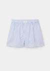 Blue Tone Stripes Cotton Boxer Shorts, Boxer Shorts - SIRPLUS