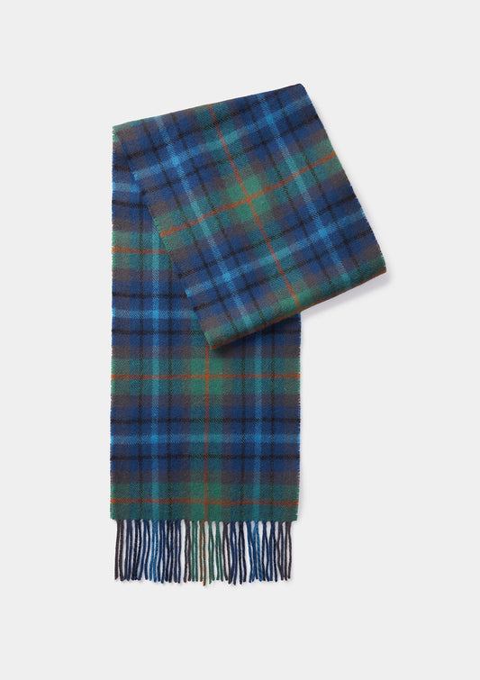 Blue_Green_Tartan_Lambswool_Scarf by SIRPLUS