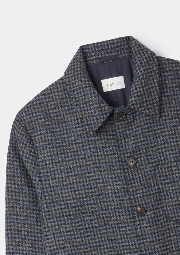 Blue Check Tweed Chore Jacket