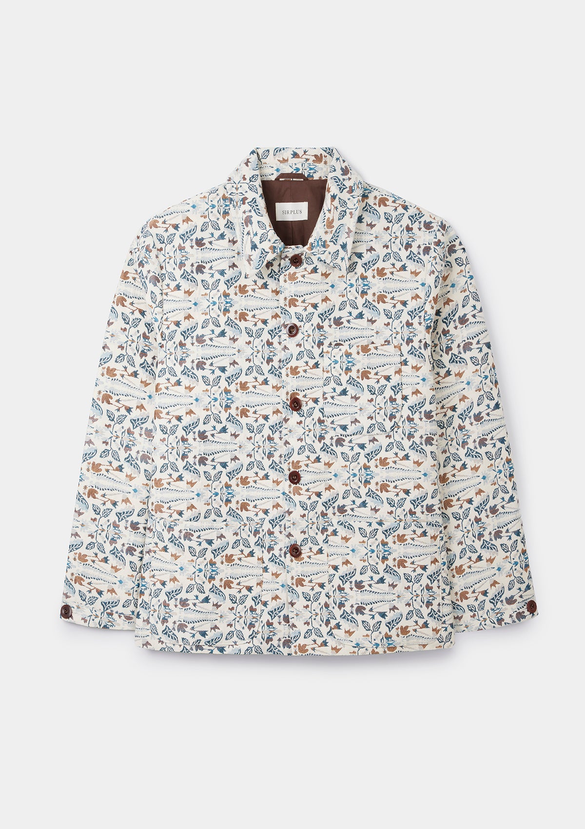 Cream Jacquard Chore Jacket