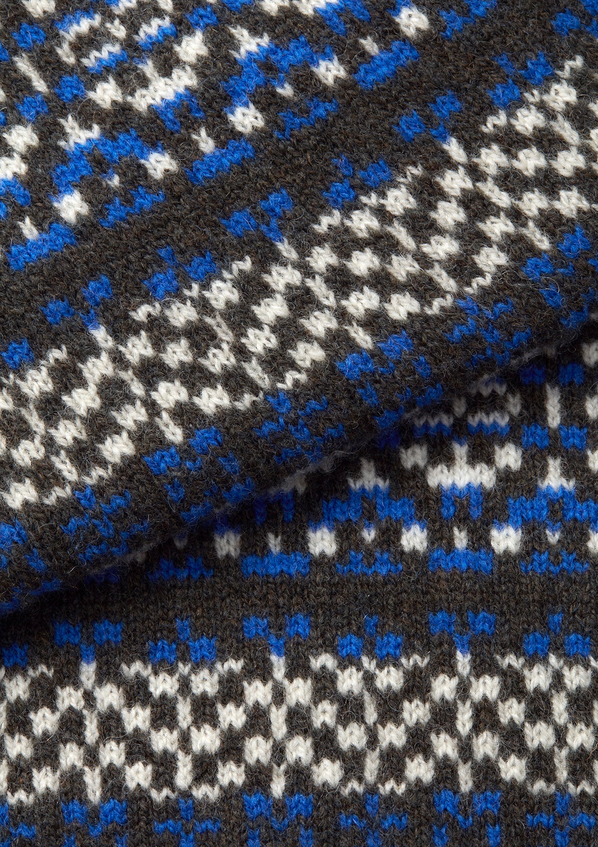 Seaweed Blue Tides Fair-Isle Crew Neck Jumper, Crew Neck Jumper - SIRPLUS