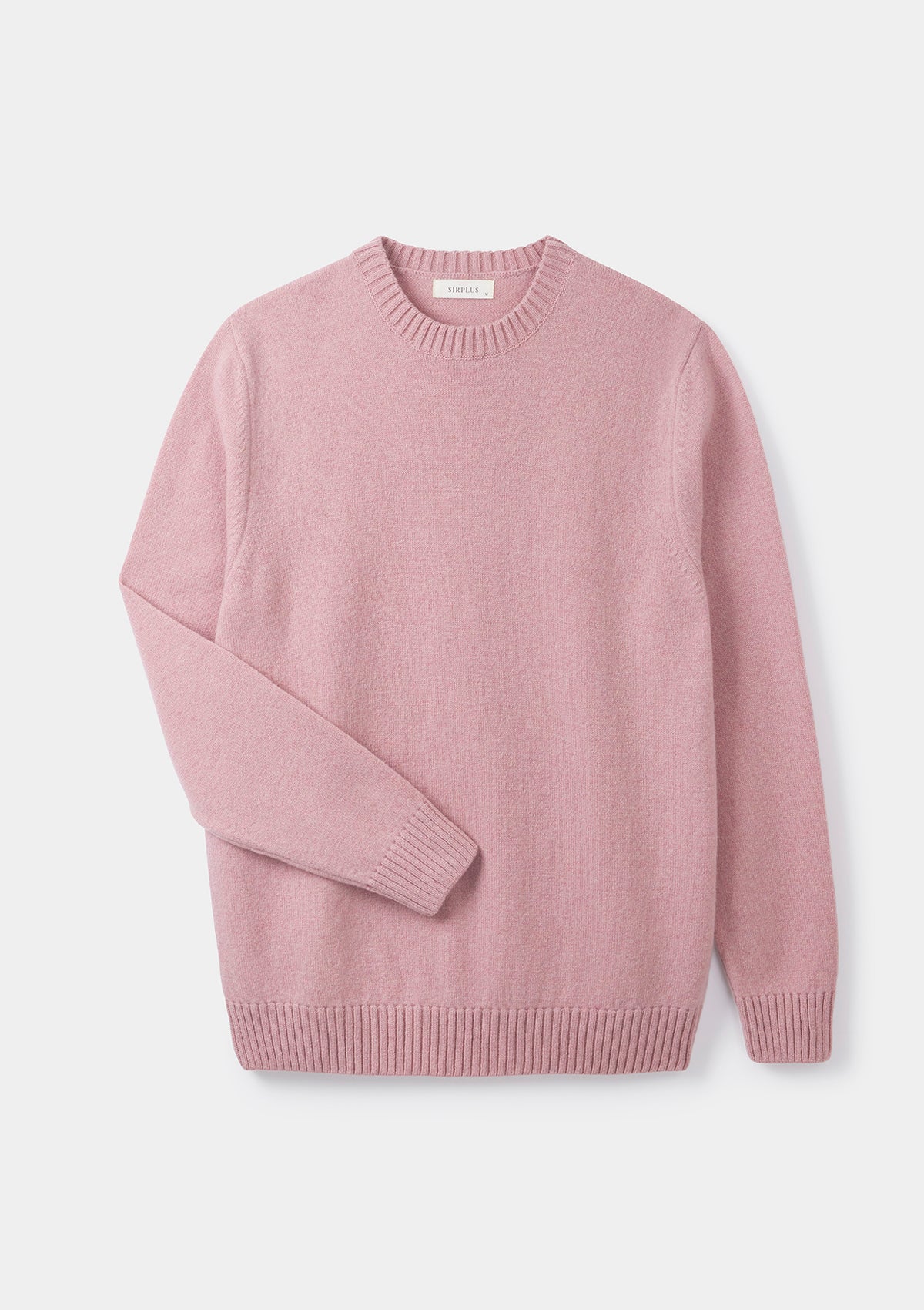 Dusty Pink Lambswool Crew Neck