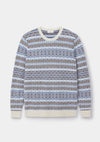 Ecru Tides Fair-Isle Crew Neck Jumper, Crew Neck Jumper - SIRPLUS