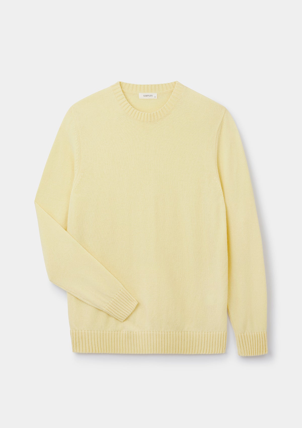 Vanilla Lambswool Crew Neck Jumper