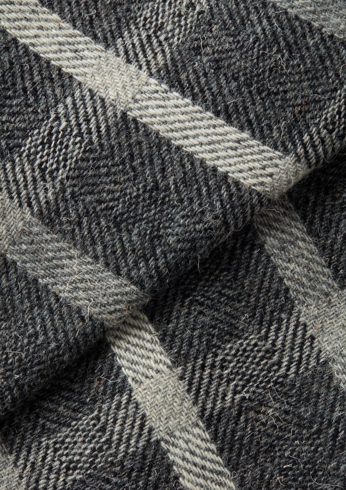 Cloth Co. Black & White Square Wool Gilet, Gilet - SIRPLUS