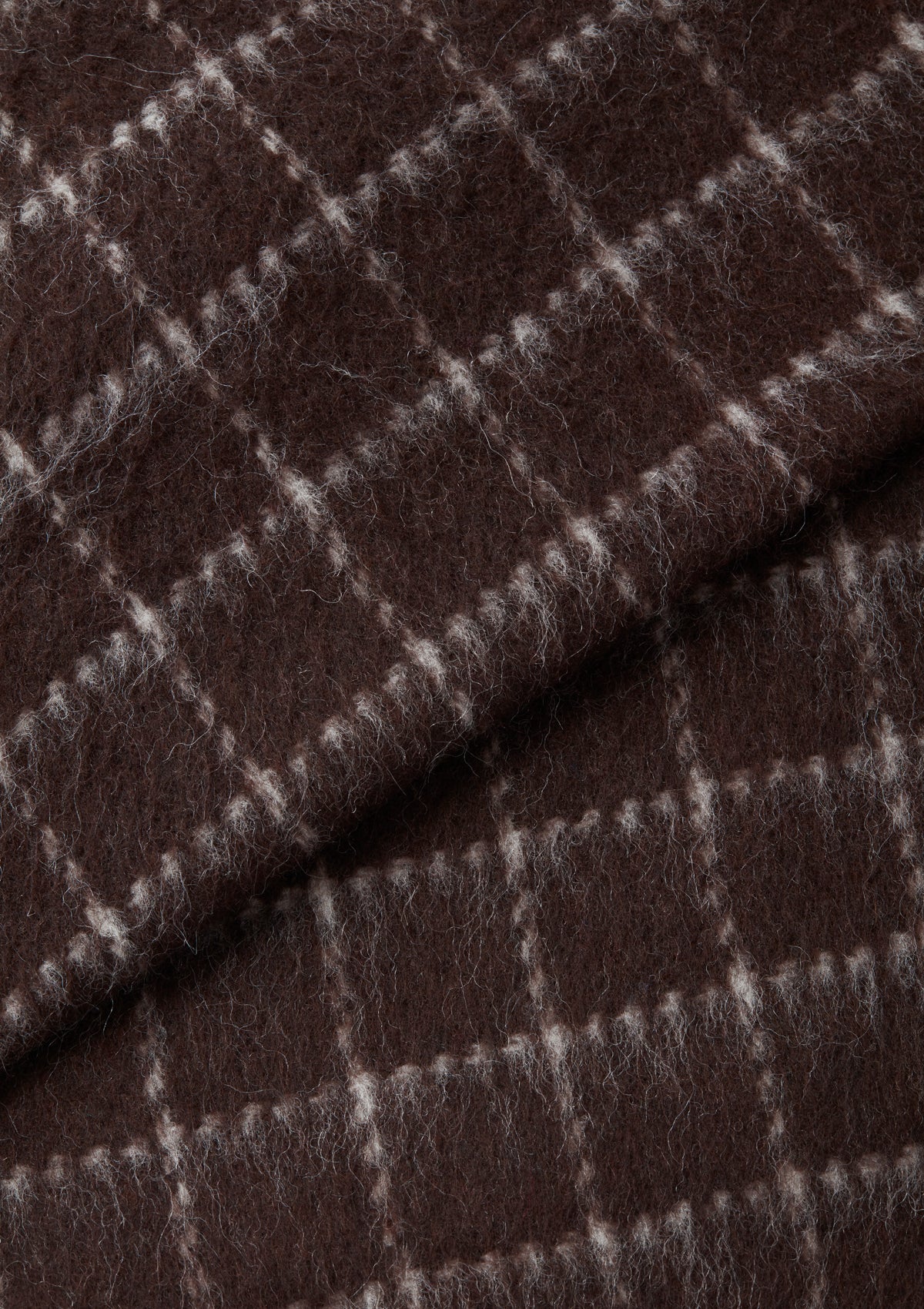 Brown Chalk Check Wool Gilet, Gilet - SIRPLUS