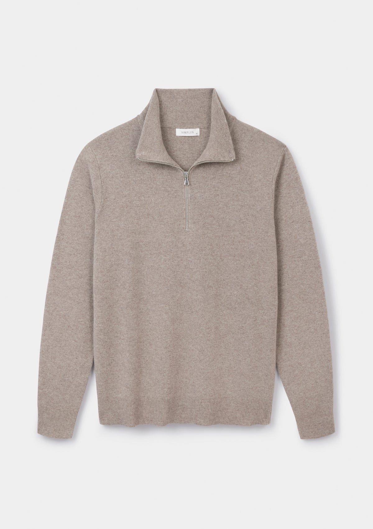Mushroom Merino Half Zip Jumper, Half Zip Jumper - SIRPLUS