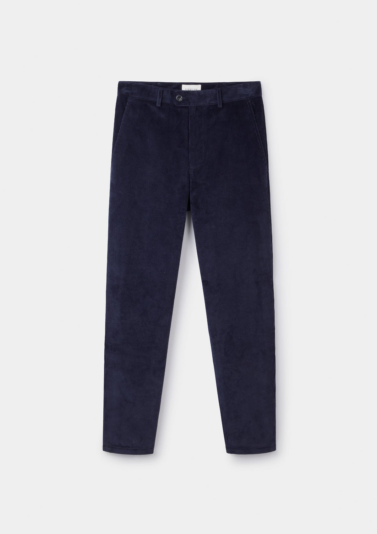 Indigo Cotton-Corduroy Casual Trouser, Chinos - SIRPLUS